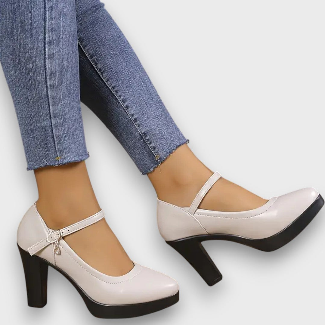 Zoe – Elegant High Heels with Block Heel