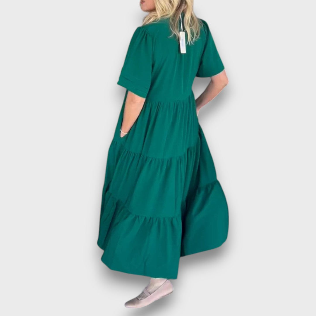 Marenna – Casual V-Neck Maxi Dress