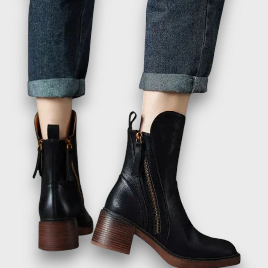 Valoria – Classic ankle boots with block heel