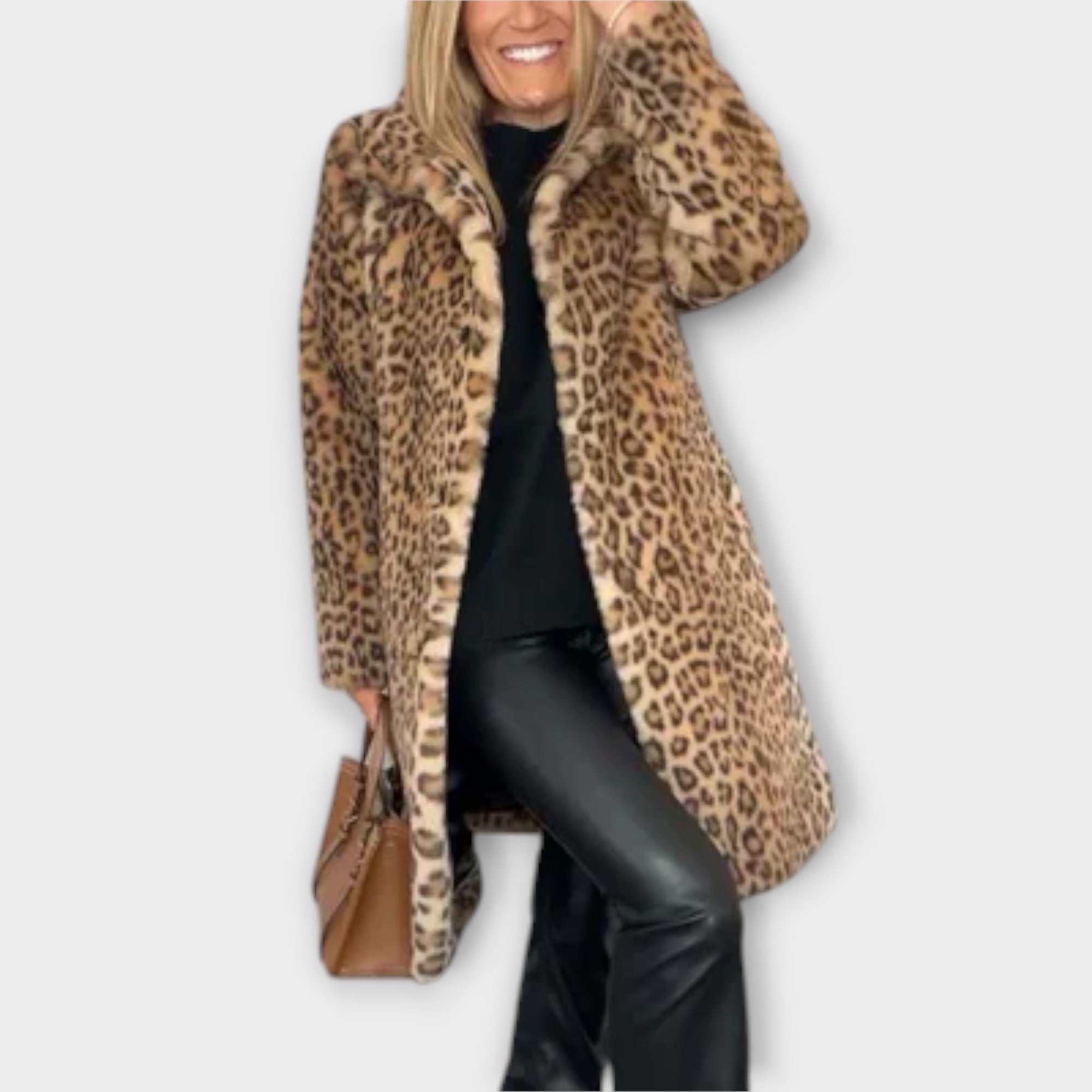 Avenira – Coat with Animal Print