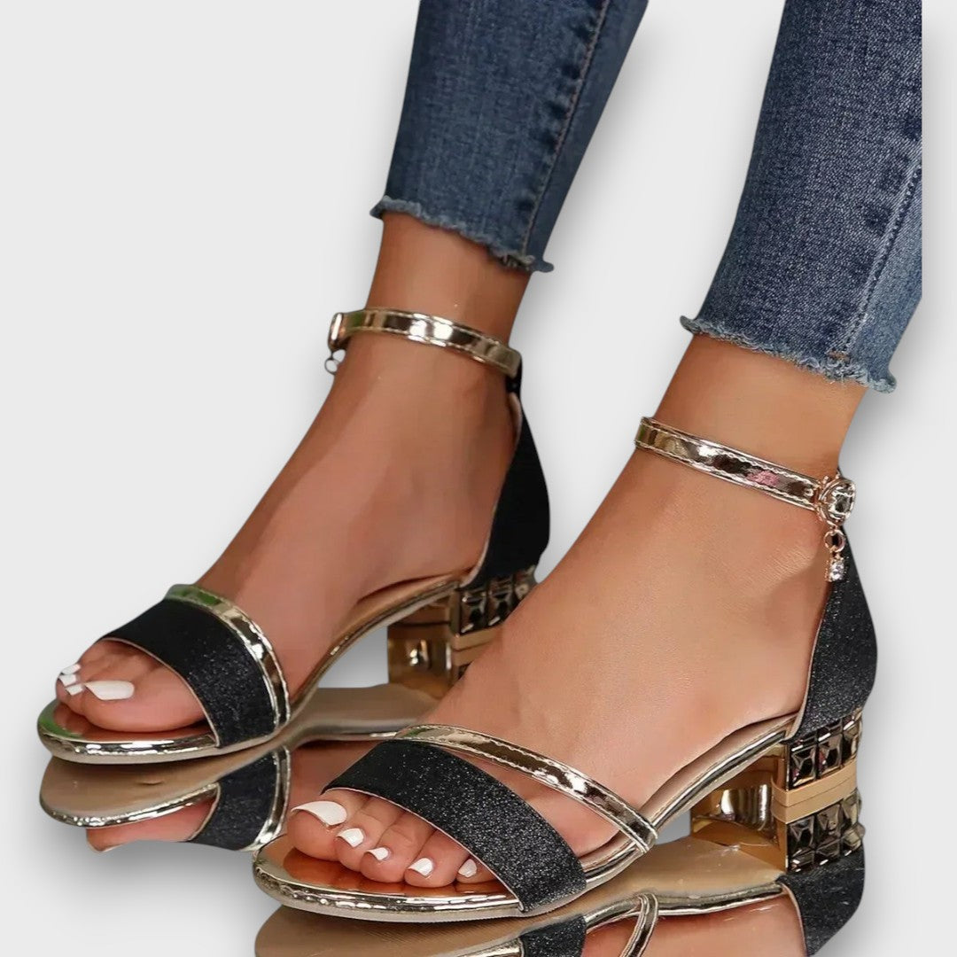 Jasmine – Elegant Block Heel Sandals