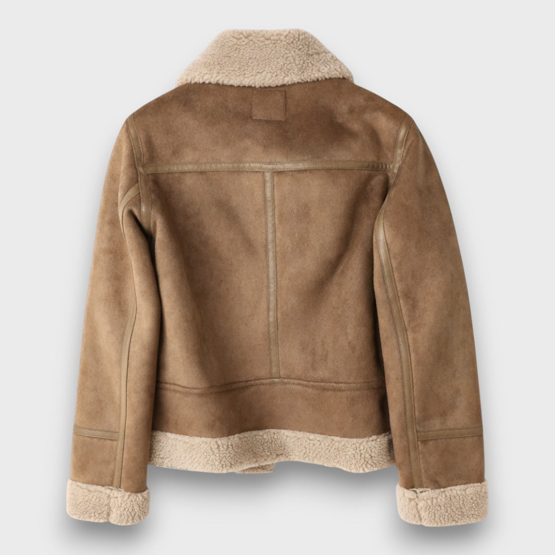 Aurora – Shearling Aviator Jacket