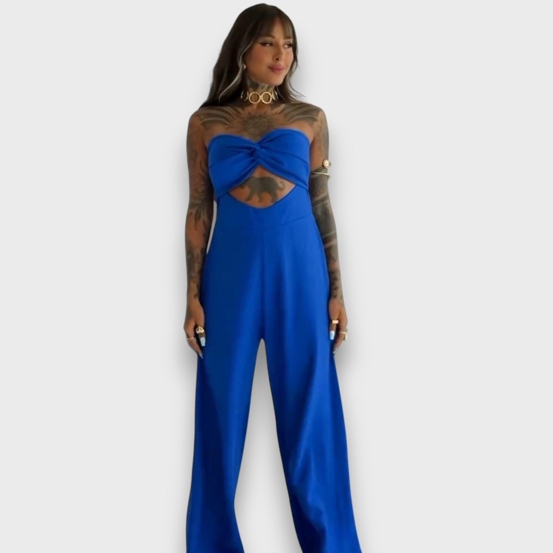 Salome – Jumpsuit with Cut-out and Back Detail