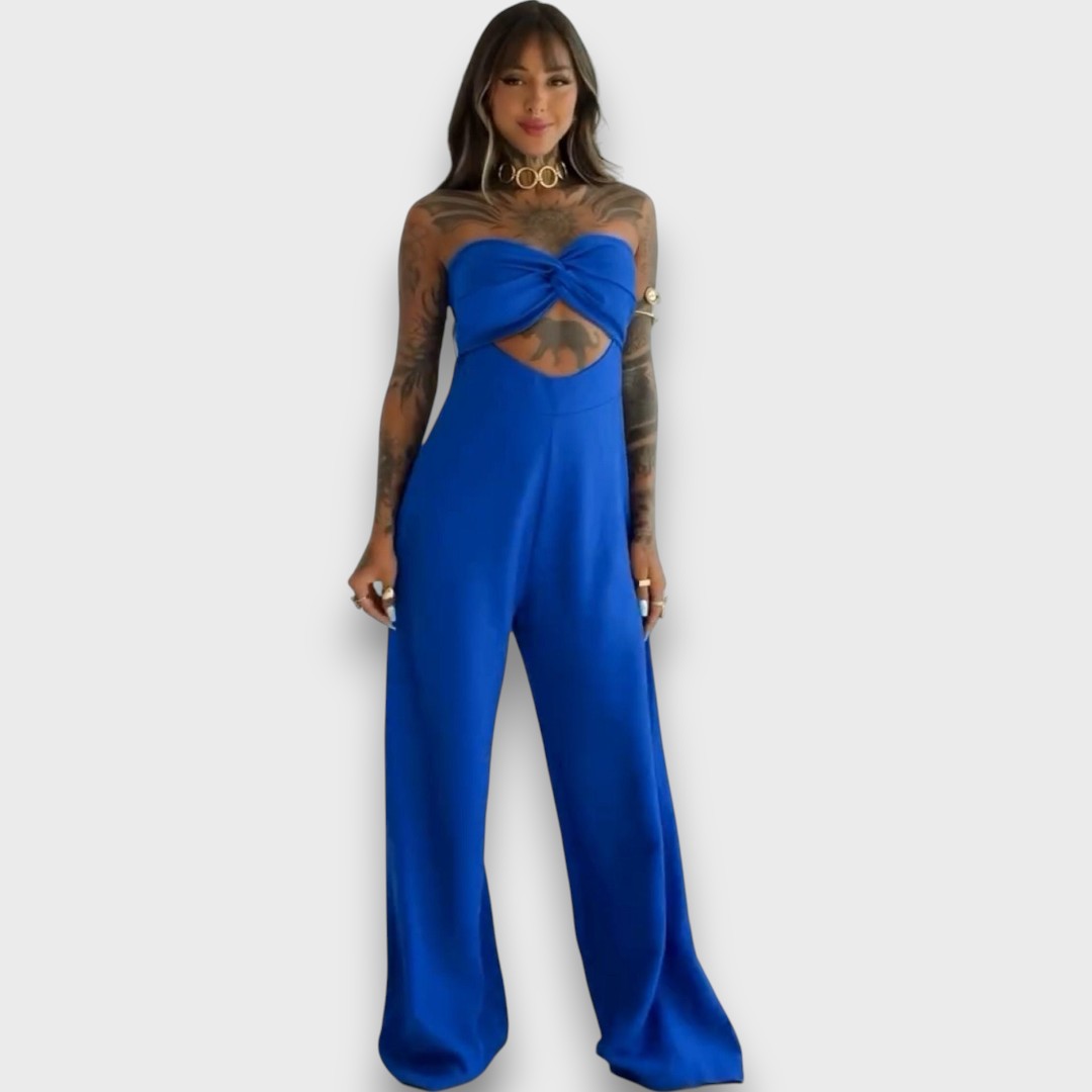 Salome – Jumpsuit with Cut-out and Back Detail