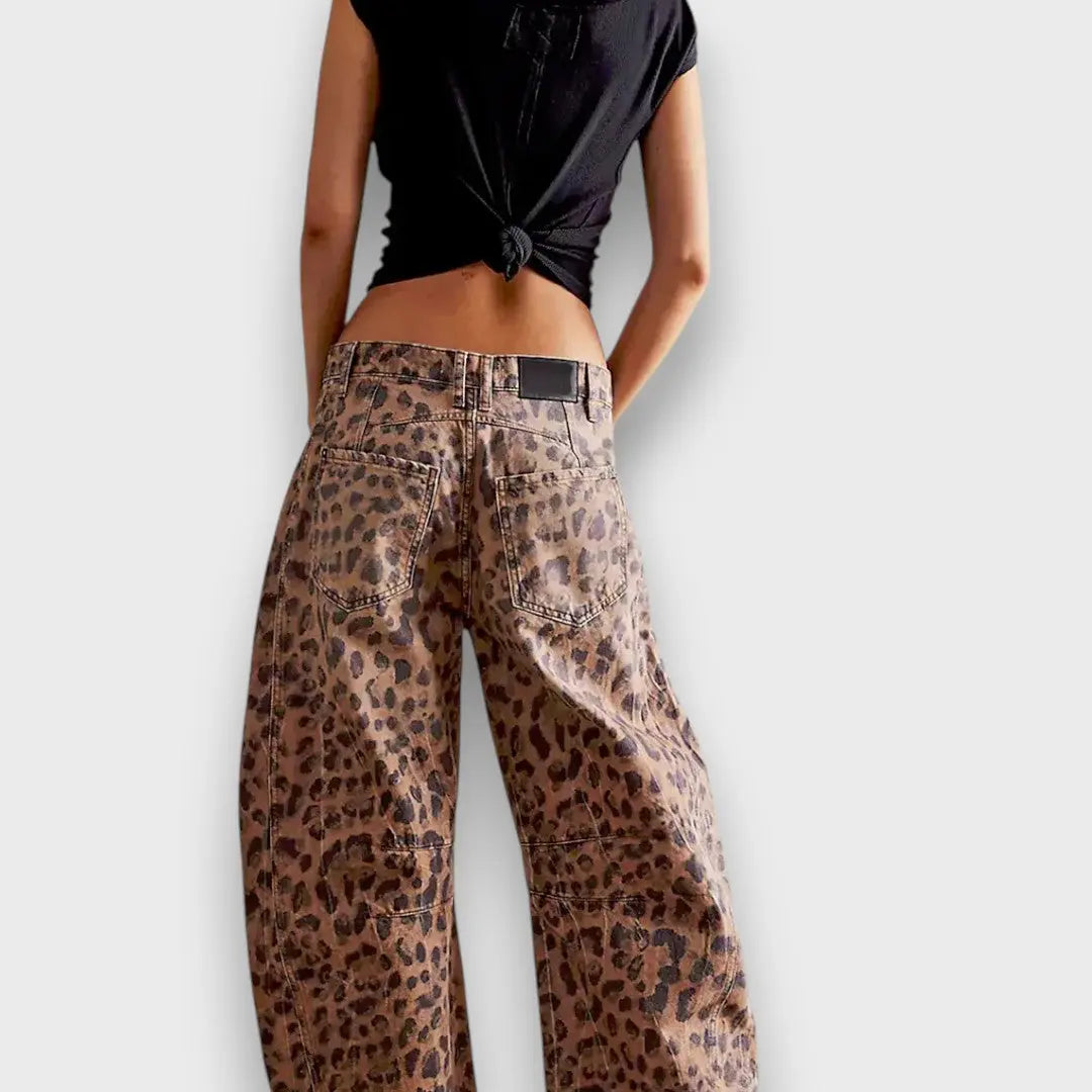 Edith – Pants with Animal Print