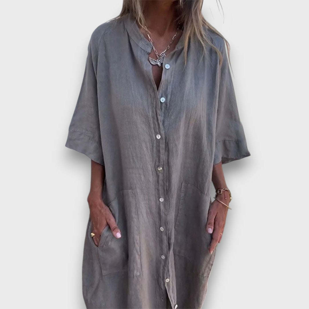 Melanie – Casual Shirt Dress