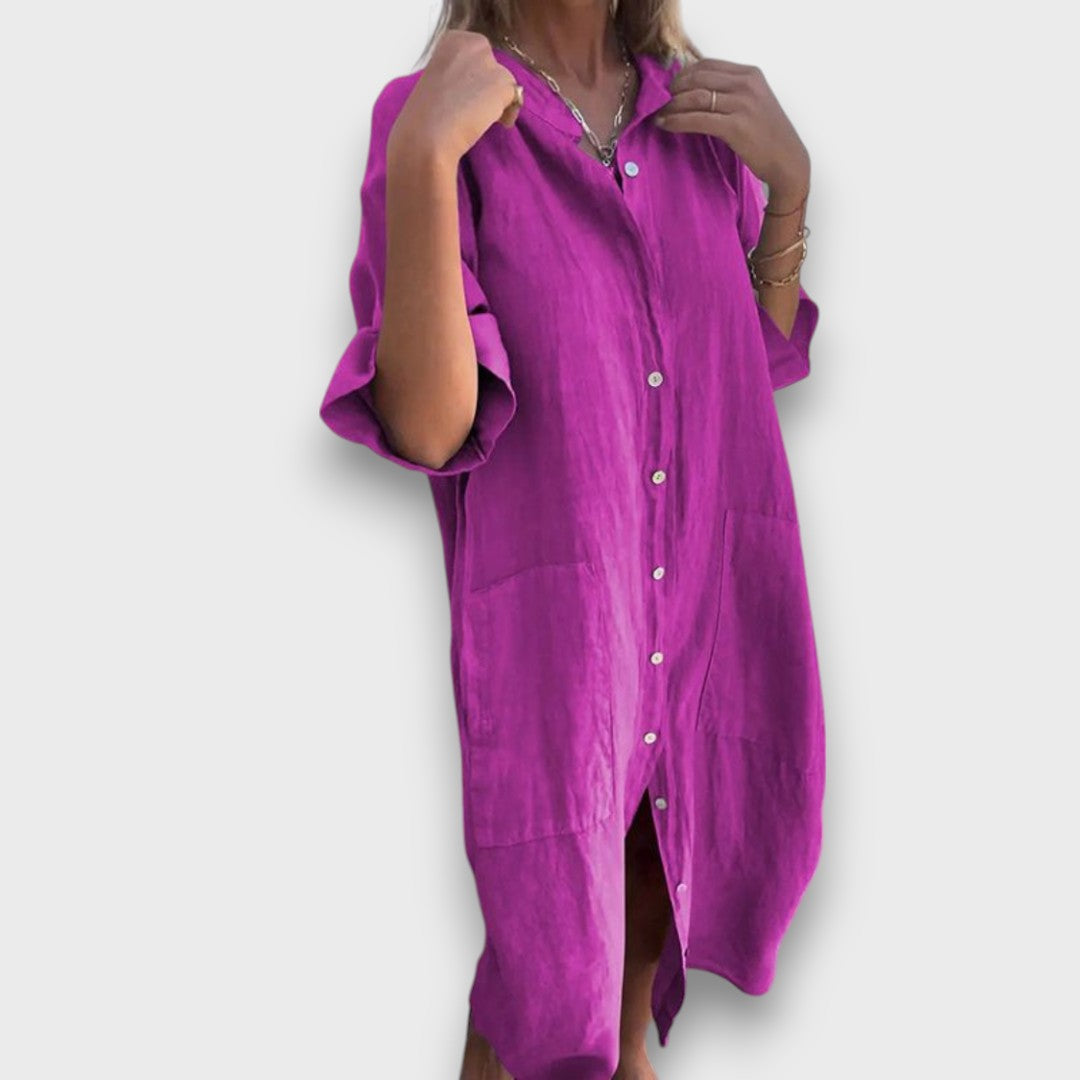 Melanie – Casual Shirt Dress