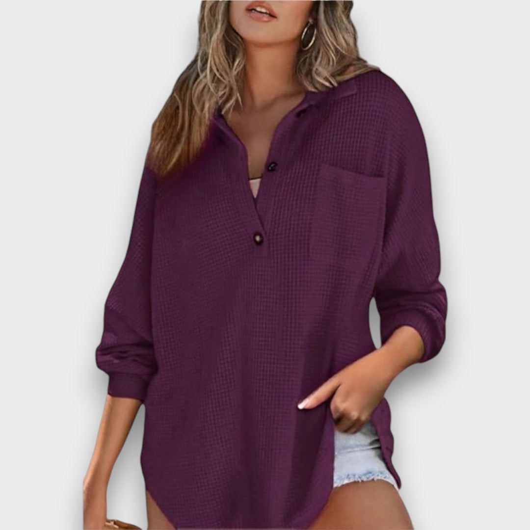Mareia – Casual button-up tunic top