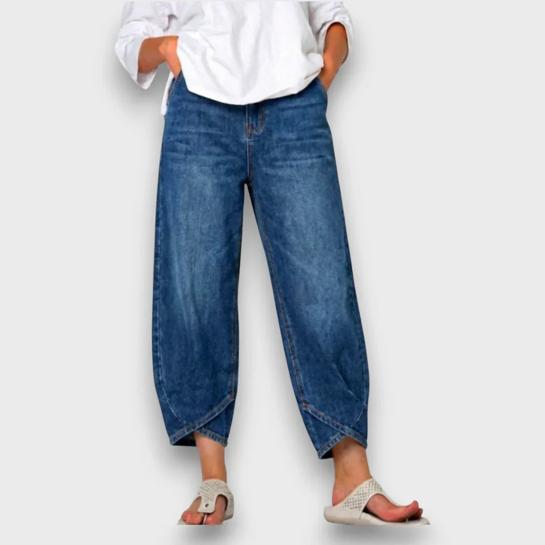 Lunara – Relaxed Cropped Denim Pants