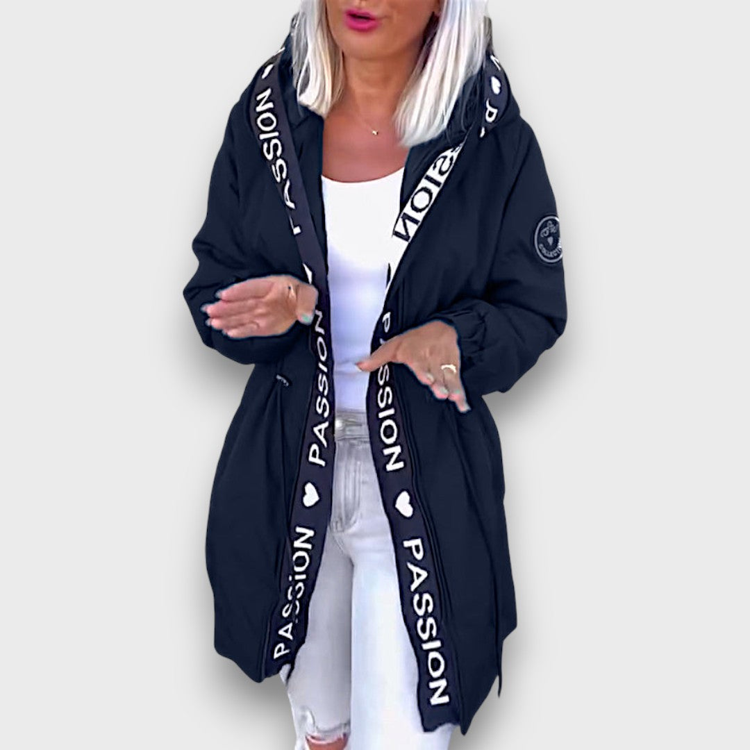 Vian – Casual zip-up hooded jacket