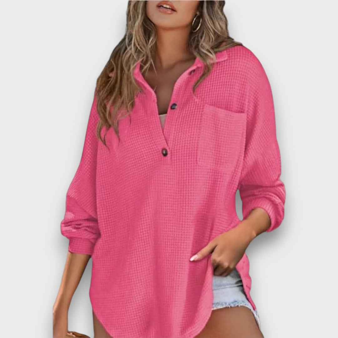 Mareia – Casual button-up tunic top