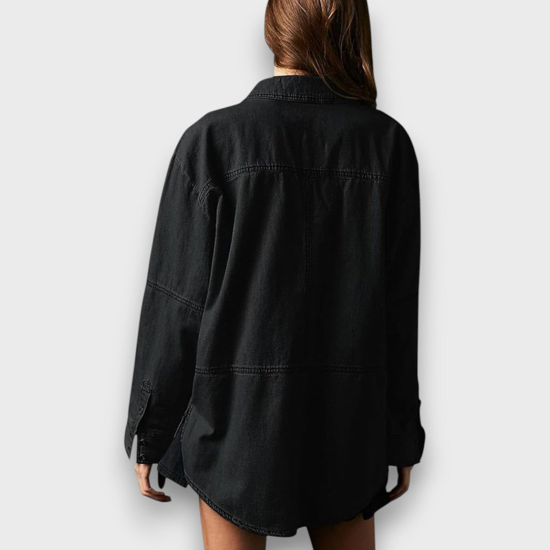 Nelisse – Oversized casual pullover shirt