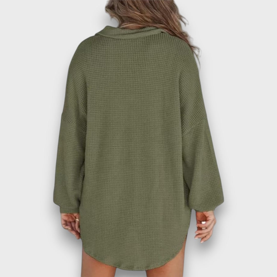 Mareia – Casual button-up tunic top