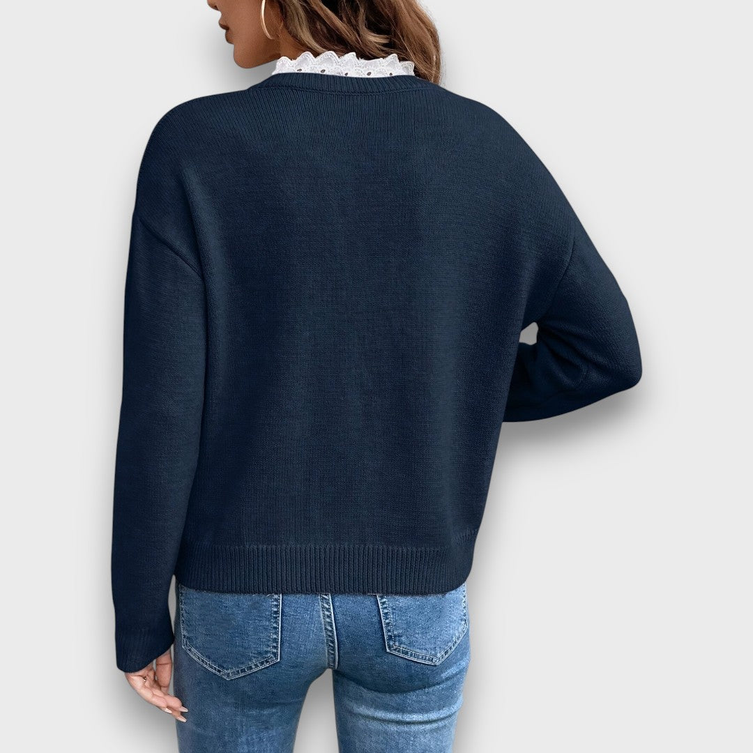 Elsbeth – Delicate V-neck sweater