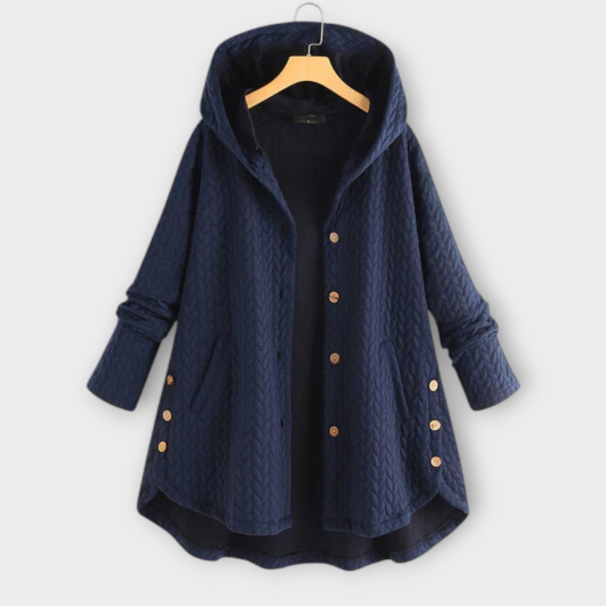 Lerina – Warm Jacket with Button Placket