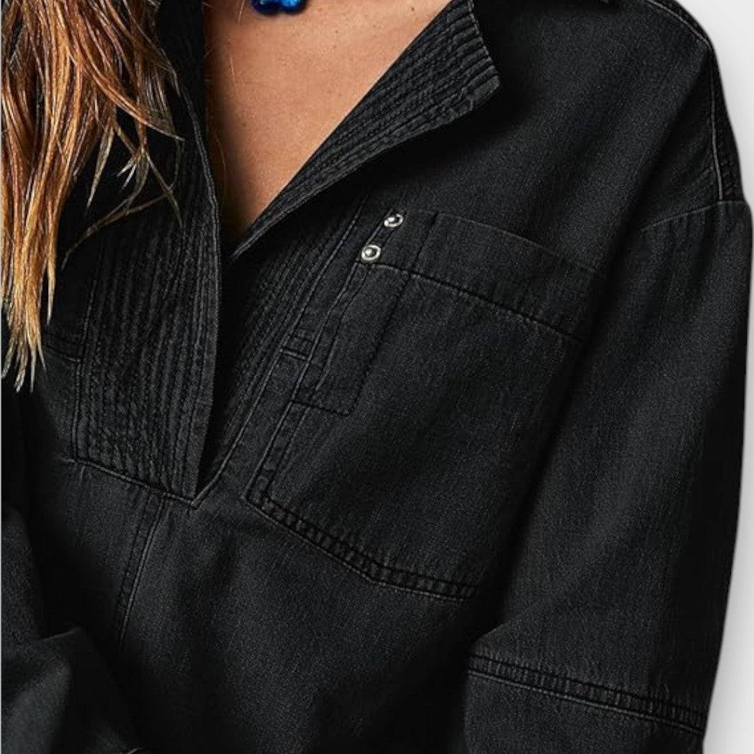 Nelisse – Oversized casual pullover shirt