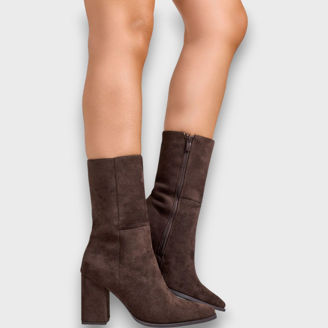 Lorviera – Classic brown heeled boots