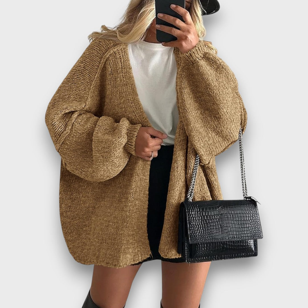 Evonna – Oversized Open Cardigan
