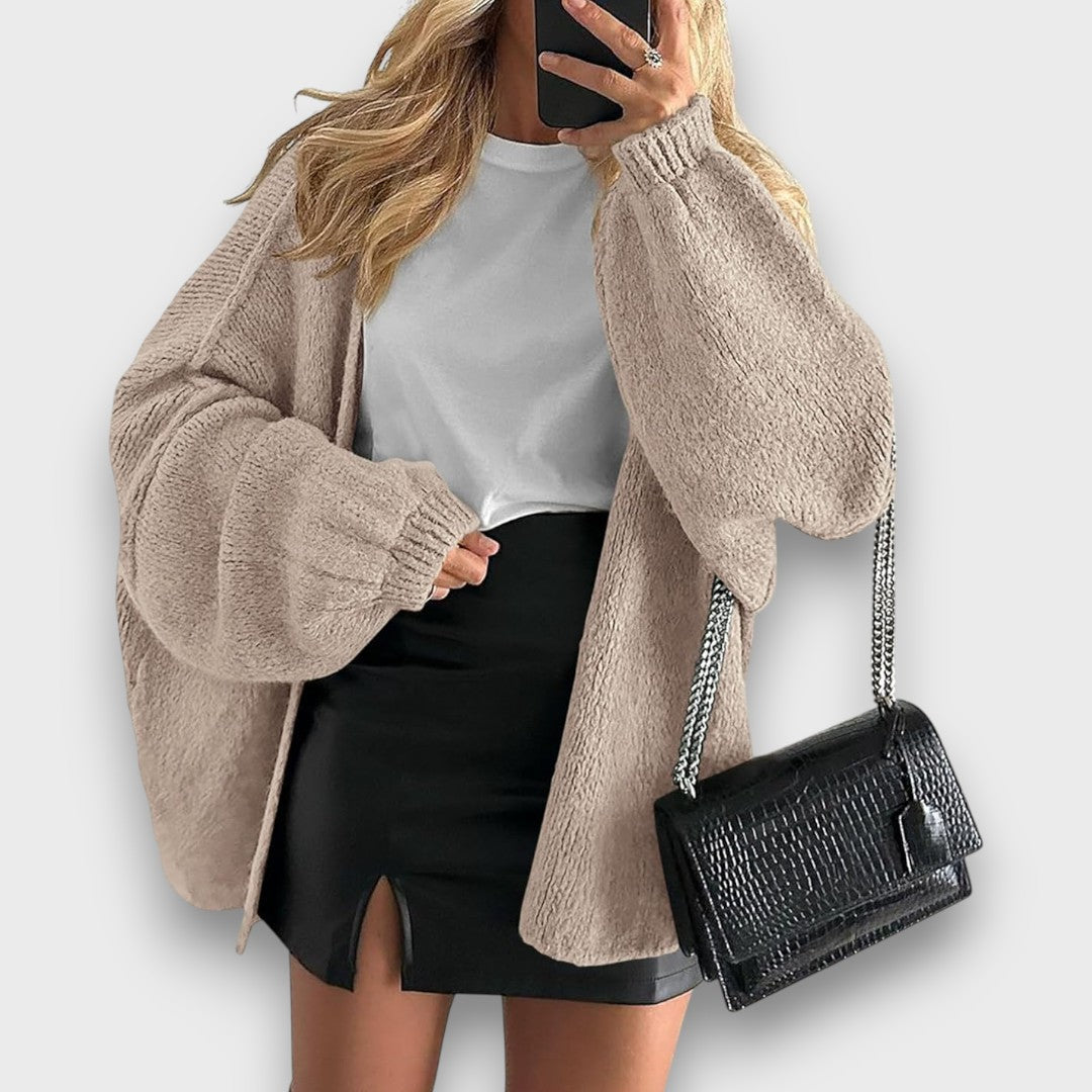 Evonna – Oversized Open Cardigan