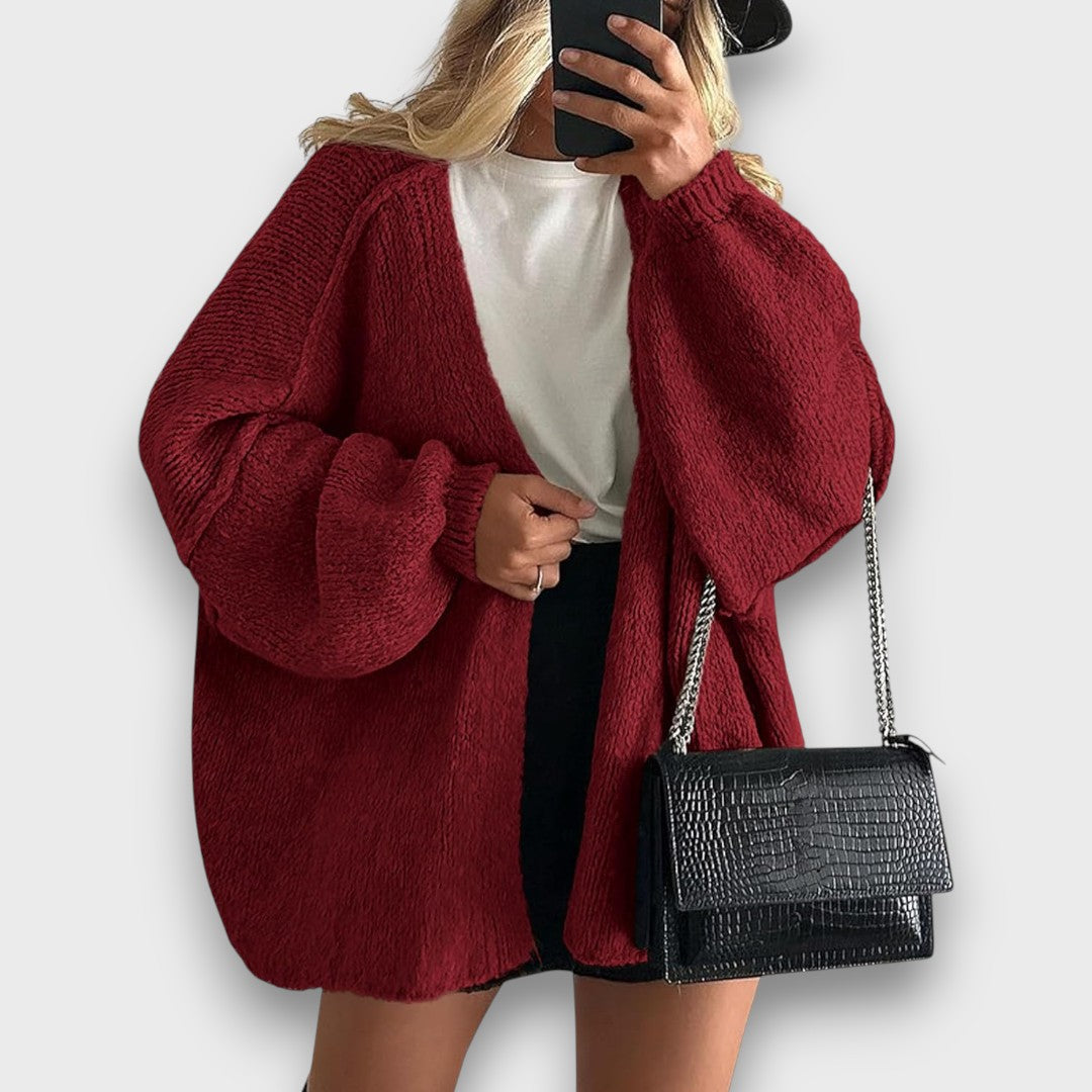 Evonna – Oversized Open Cardigan
