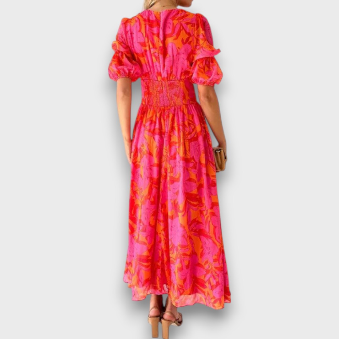 Mirisia – Flowing Summer Dress with Print