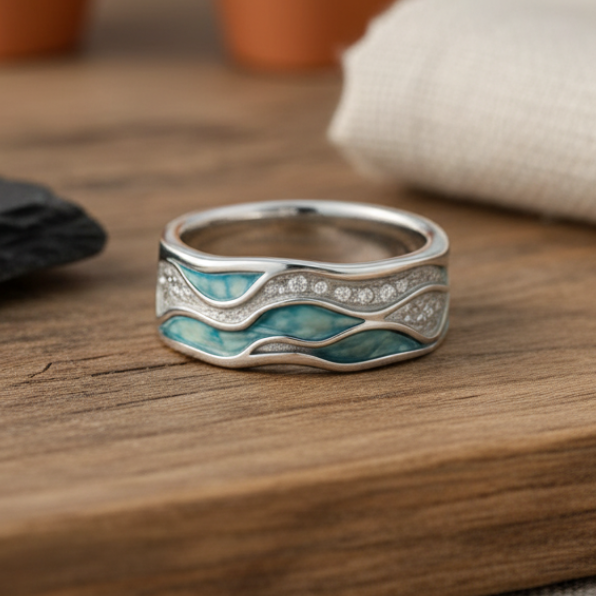 Aureliana – Ocean-Wave Ring