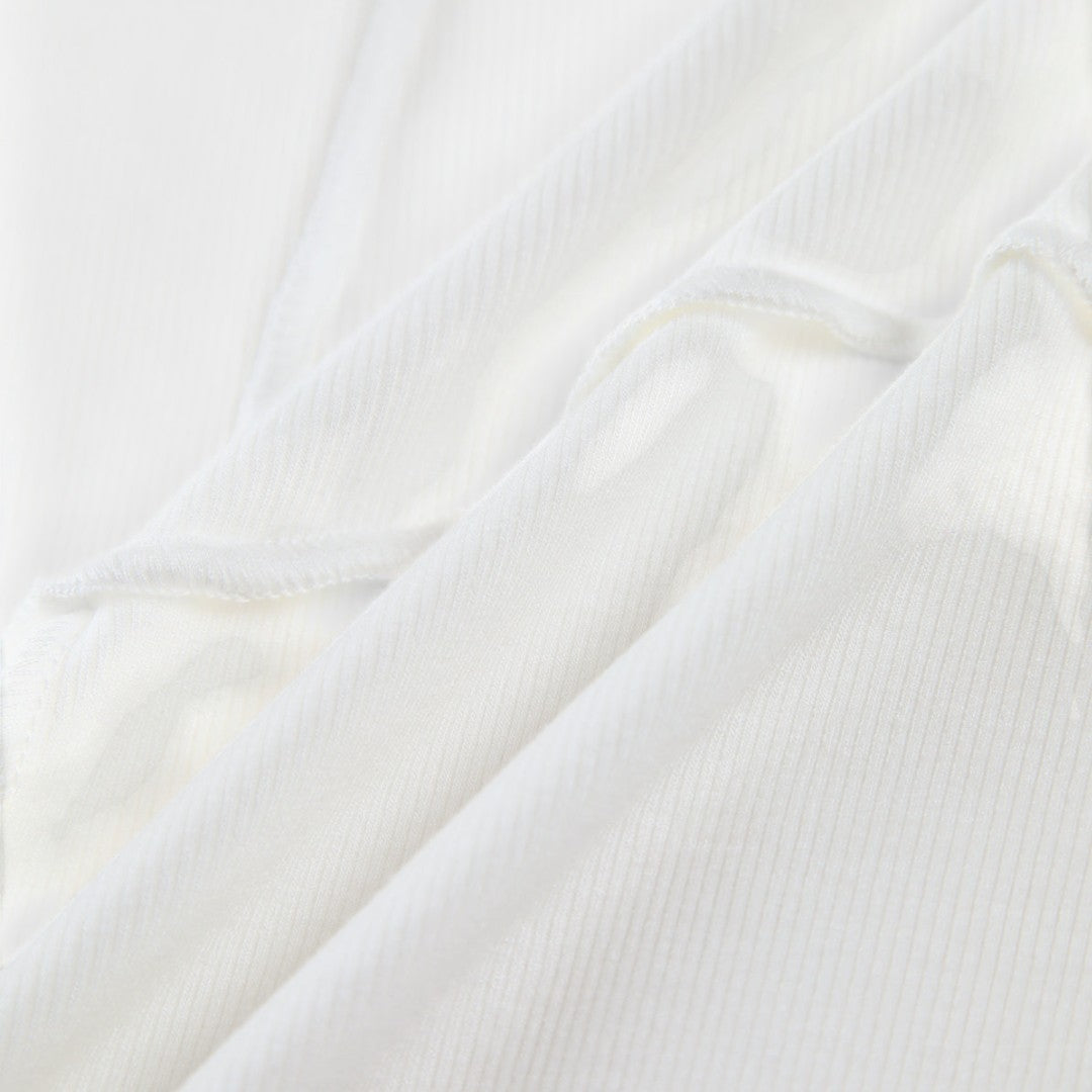 Clara – Ribbed Slim-Fit Long Sleeve Top