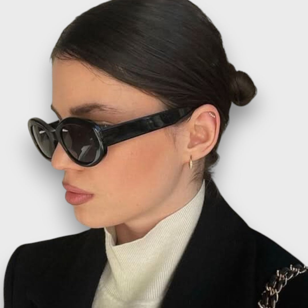 Averi – Sleek Oval Sunglasses