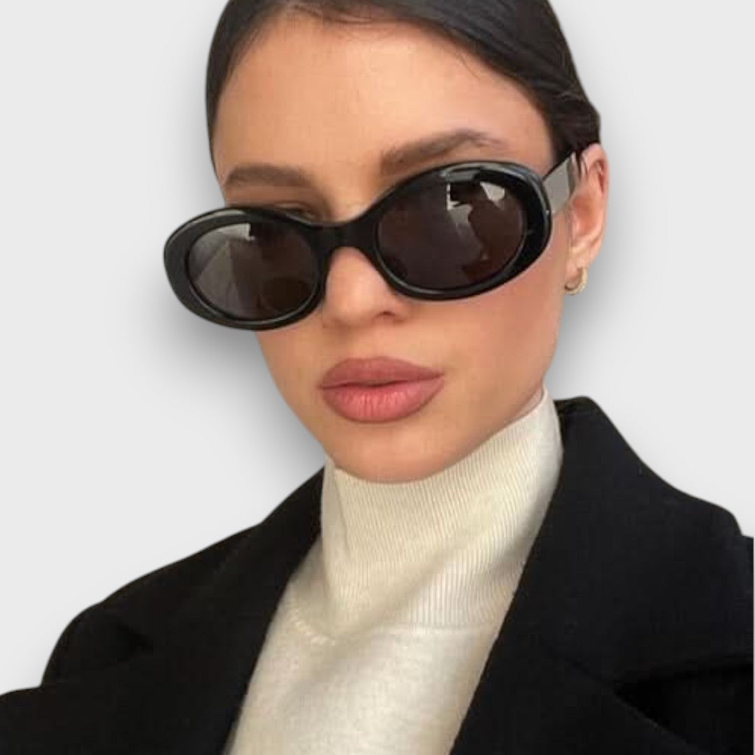 Averi – Sleek Oval Sunglasses