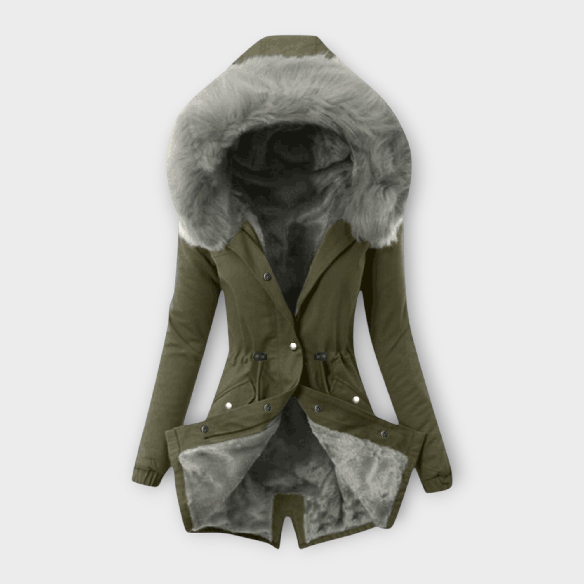 Maurelle – Winter Jacket with Fur Hood