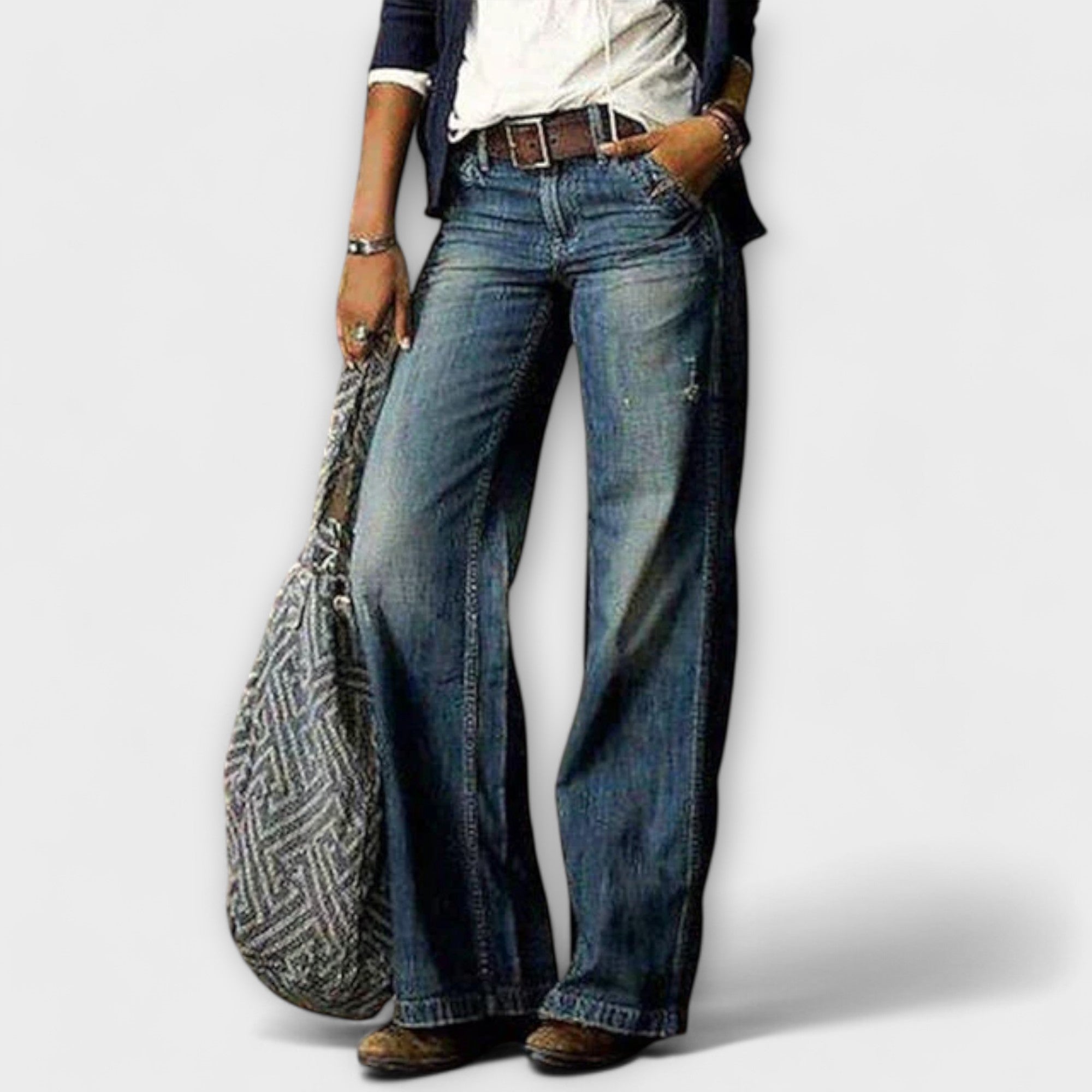 Neless – Wide Jeans with High Waist