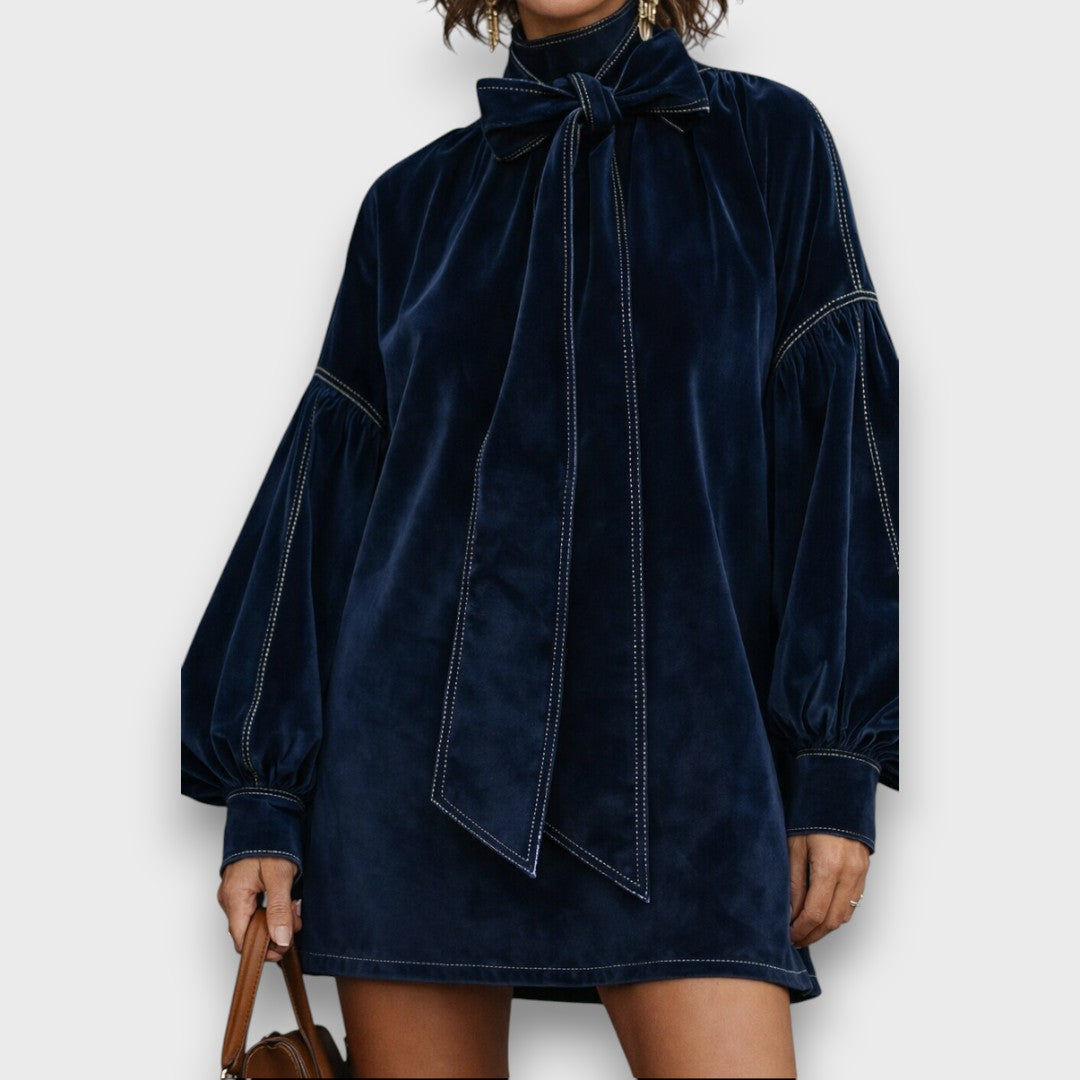 Octalia – Velvet Mini Dress