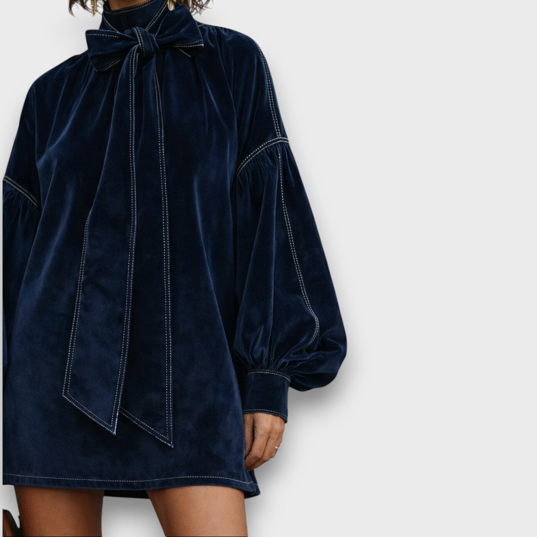 Octalia – Velvet Mini Dress