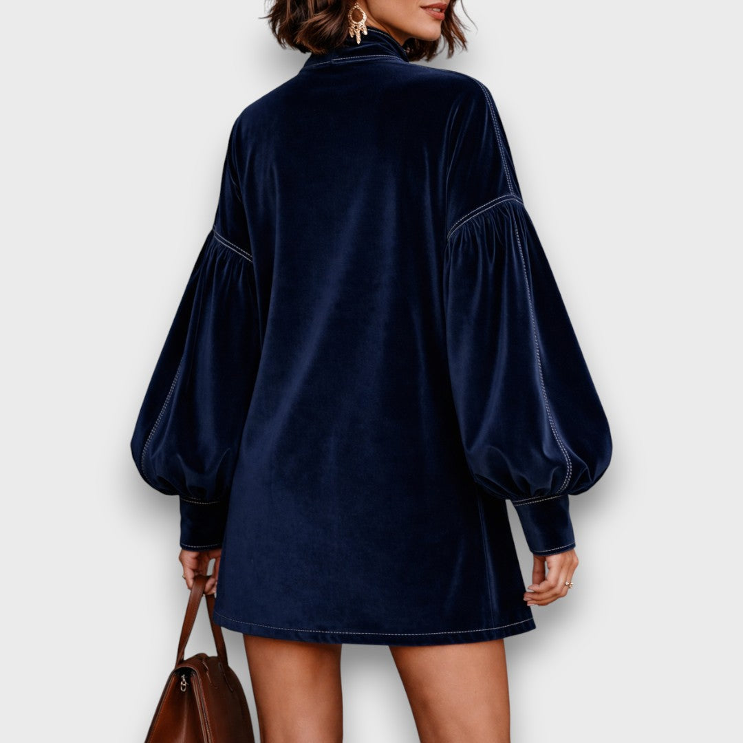 Octalia – Velvet Mini Dress
