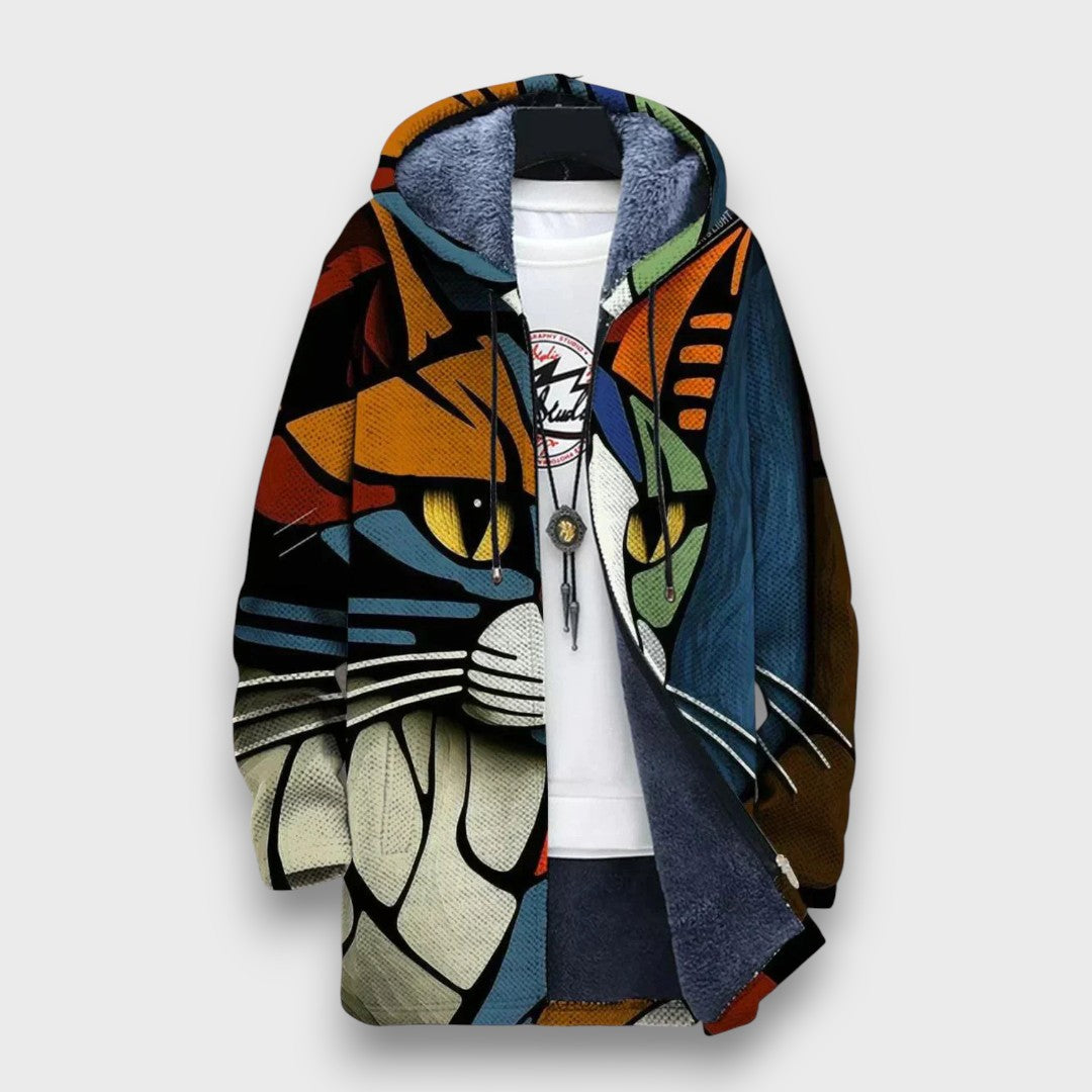 Delilah – Art-Inspired Fleece Jacket