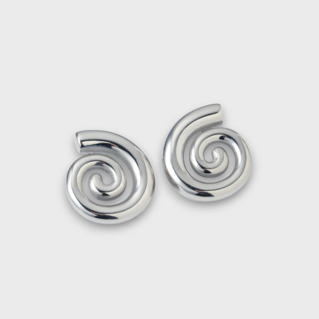 Jay – Spiral Earrings with Modern Lightness