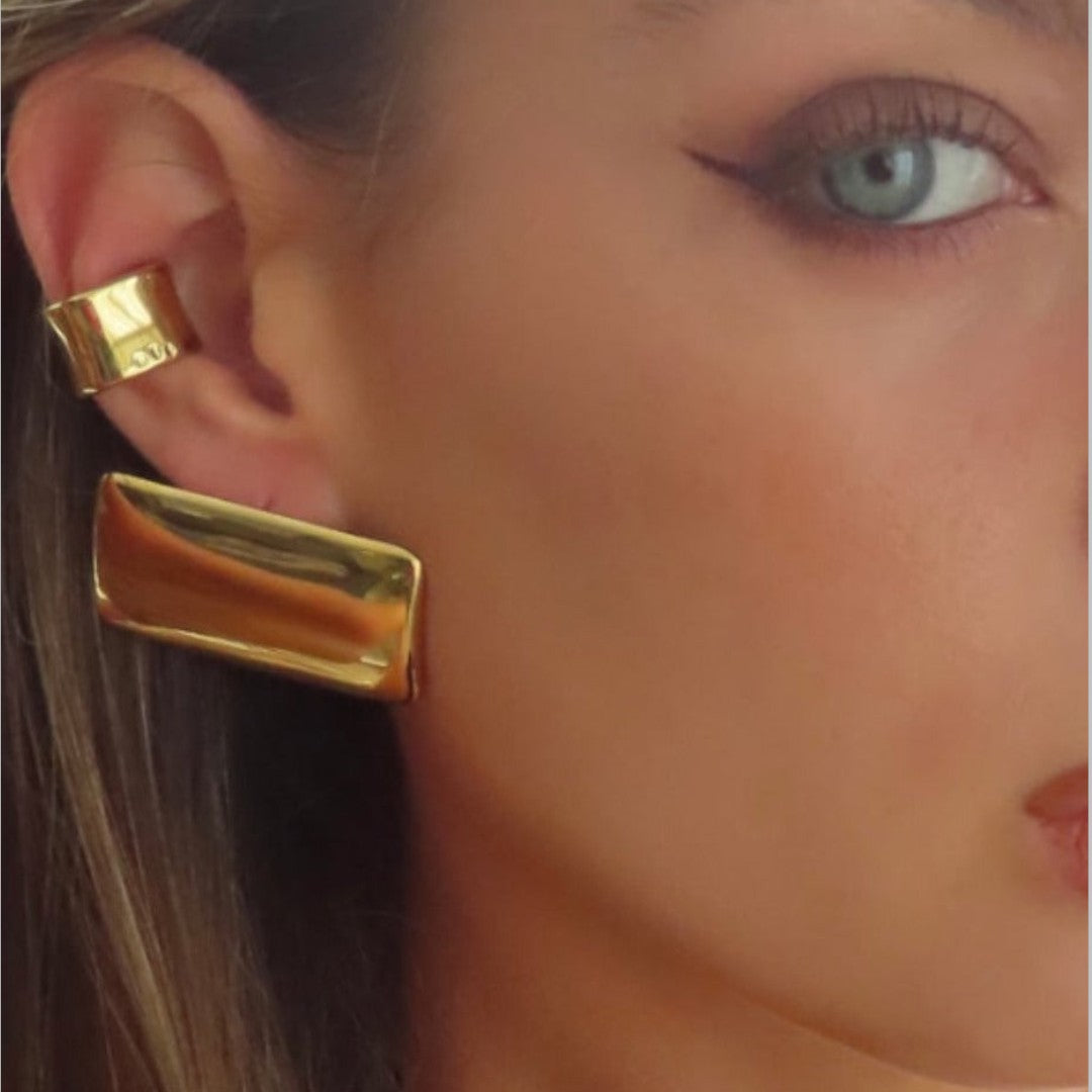 Jona – Geometric Statement Earrings