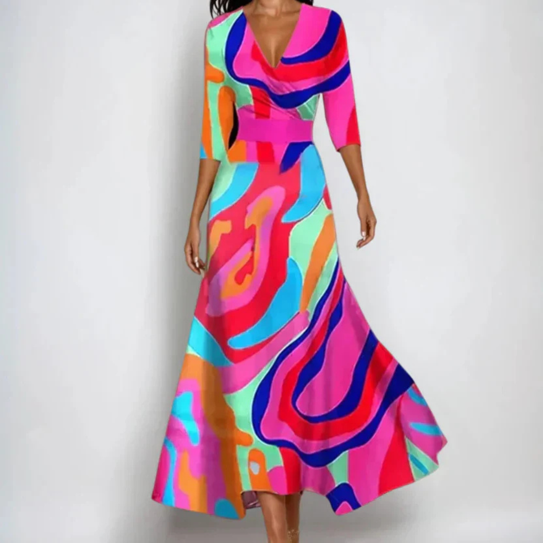 Éilis – Luxury Floral Dress