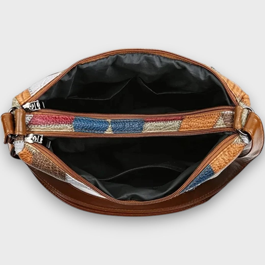 Miresta – Patchwork Leather Shoulder Bag