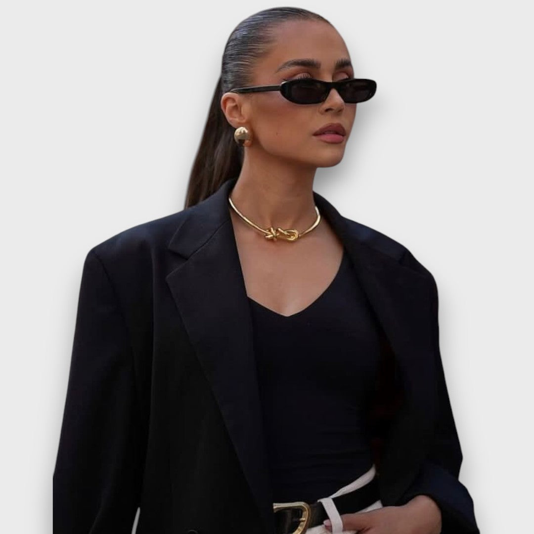 Zayleigh – Trendy Oval Sunglasses