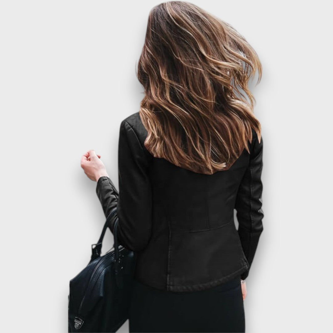 Abigail – Leather Tailored Jacket
