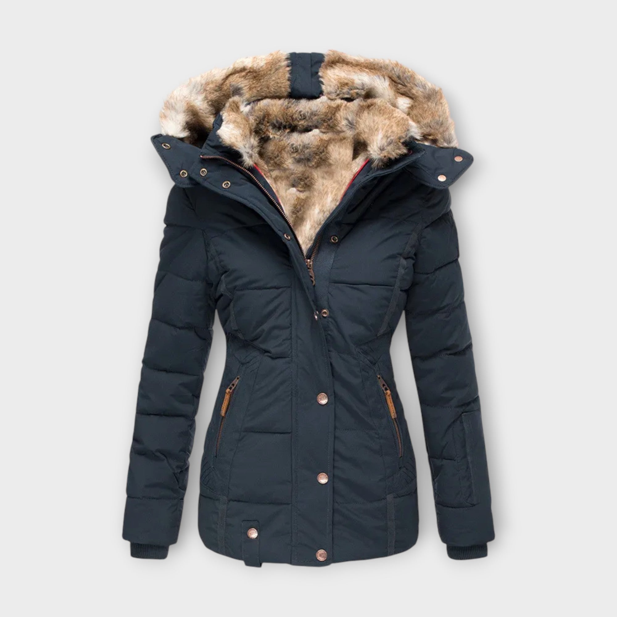 Emyra – Winter Jacket with Fur Hood