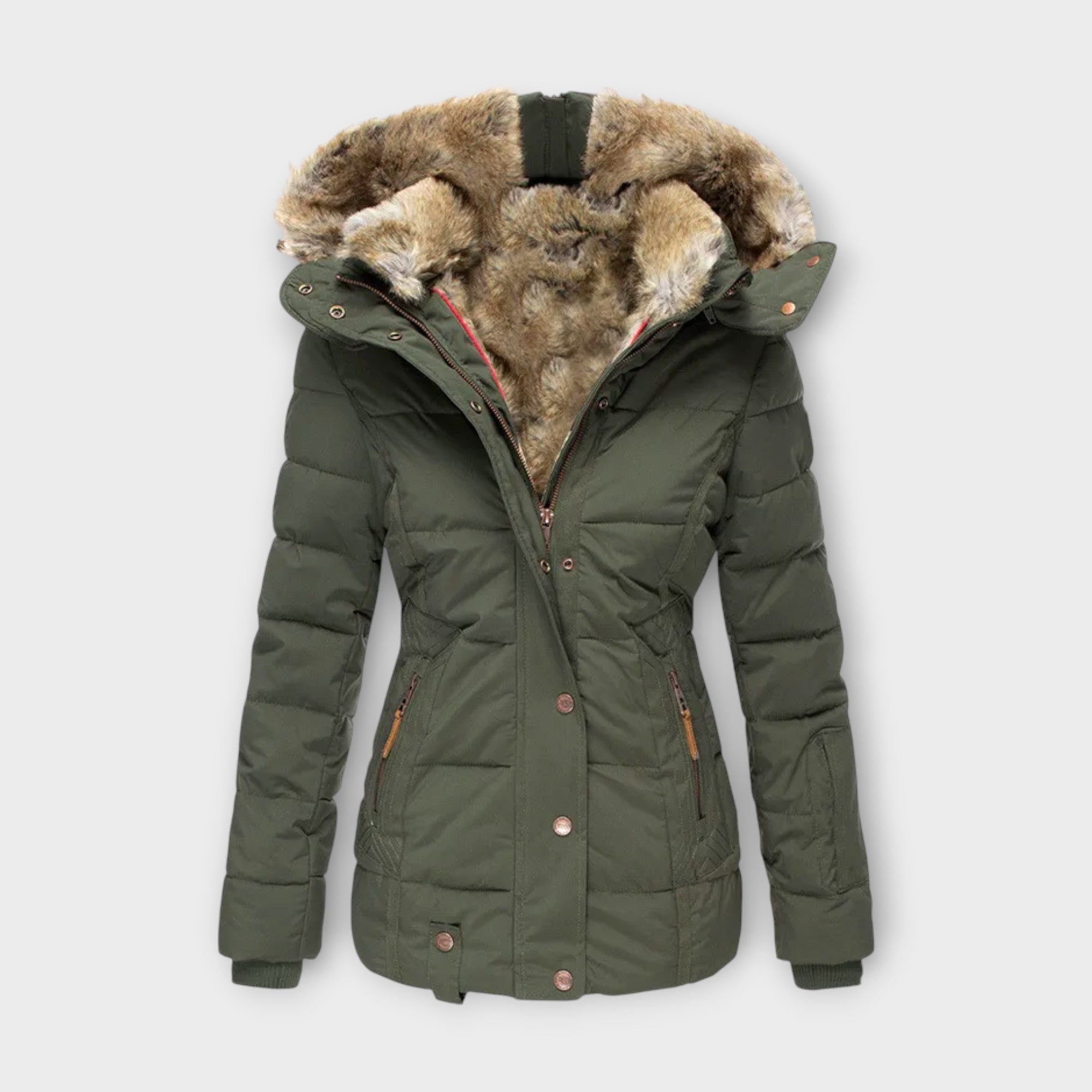 Emyra – Winter Jacket with Fur Hood
