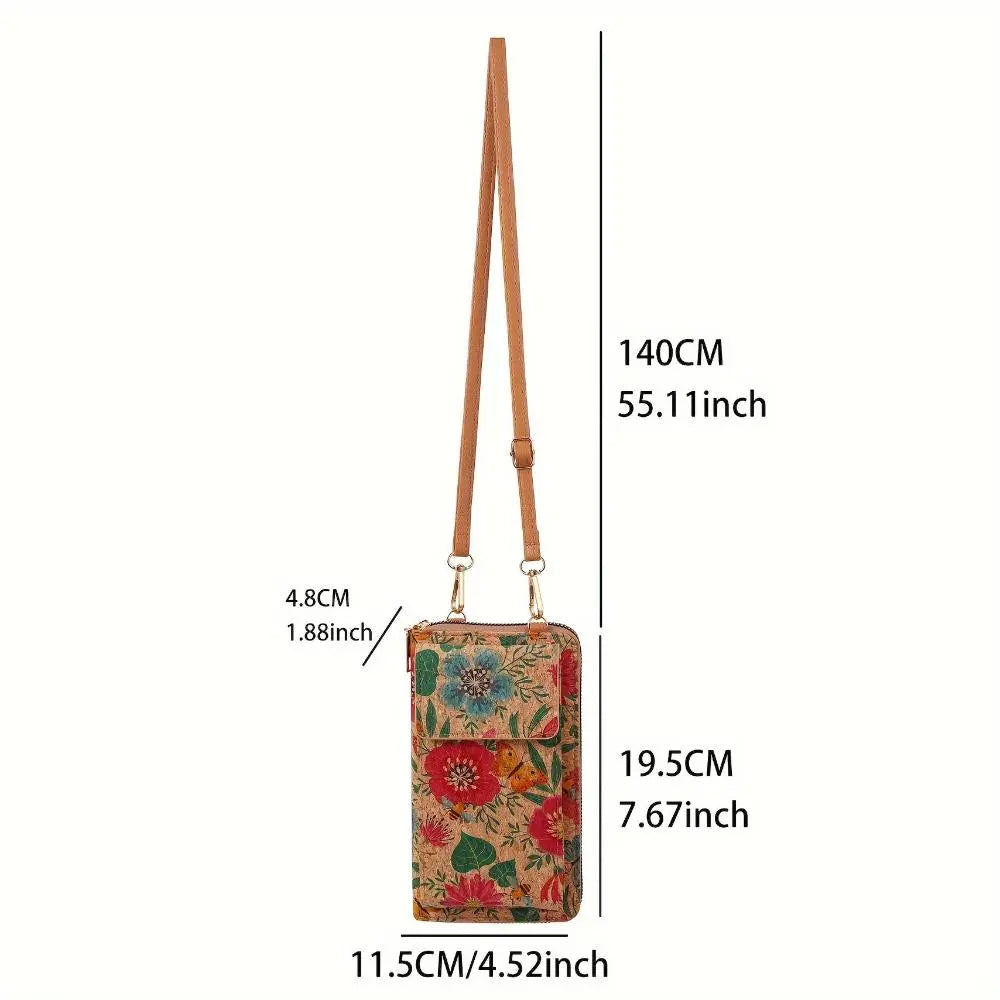 Floretta – Boho Crossbody with Floral Print