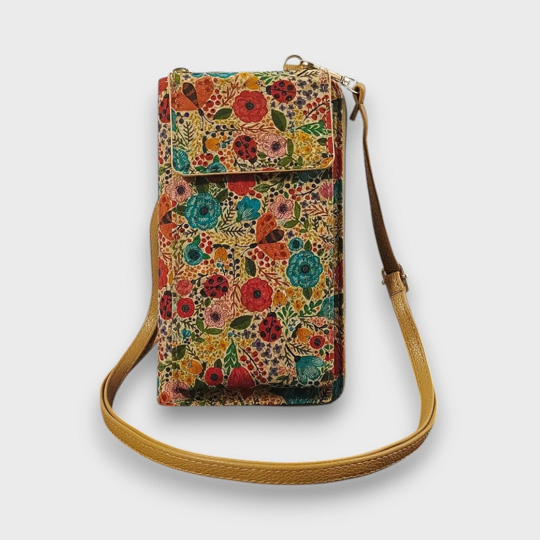 Floretta – Boho Crossbody with Floral Print