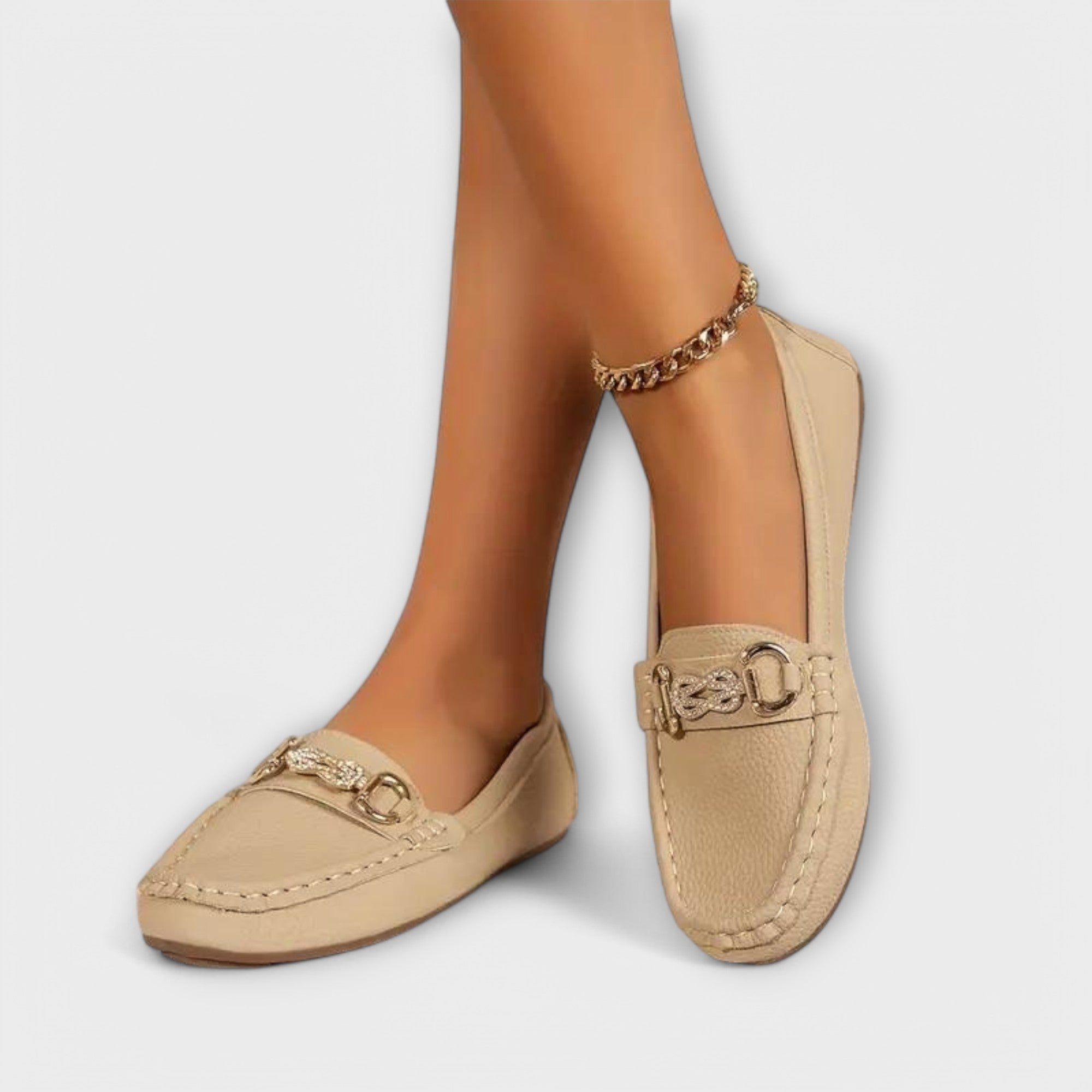 Brenaya – Elegant Moccasins with Metal Element
