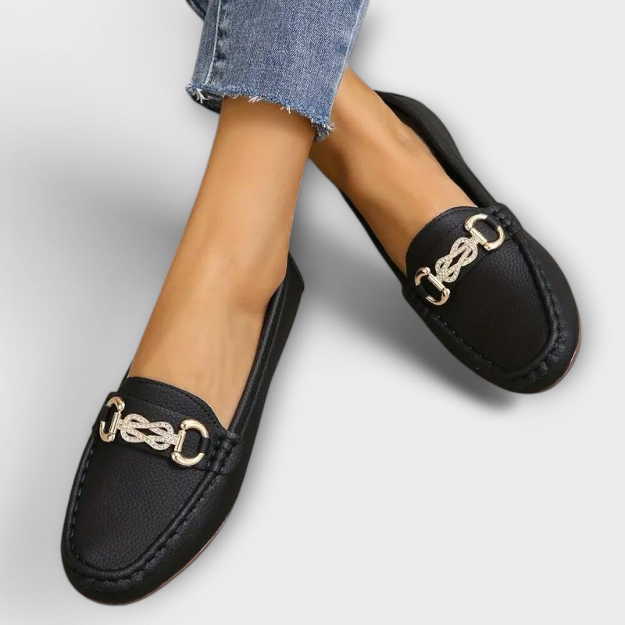 Brenaya – Elegant Moccasins with Metal Element