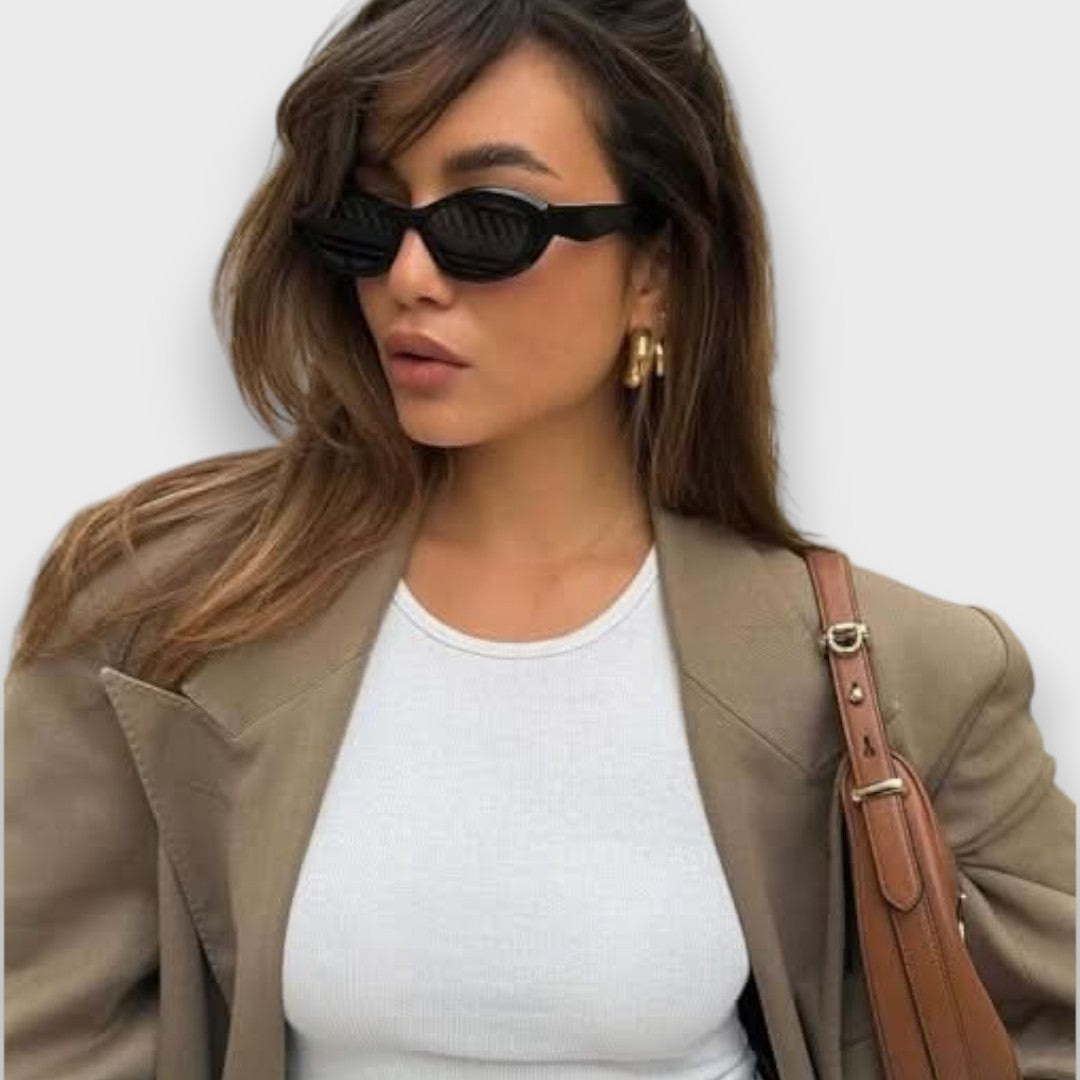Ryelle – Minimalist Oval Sunglasses