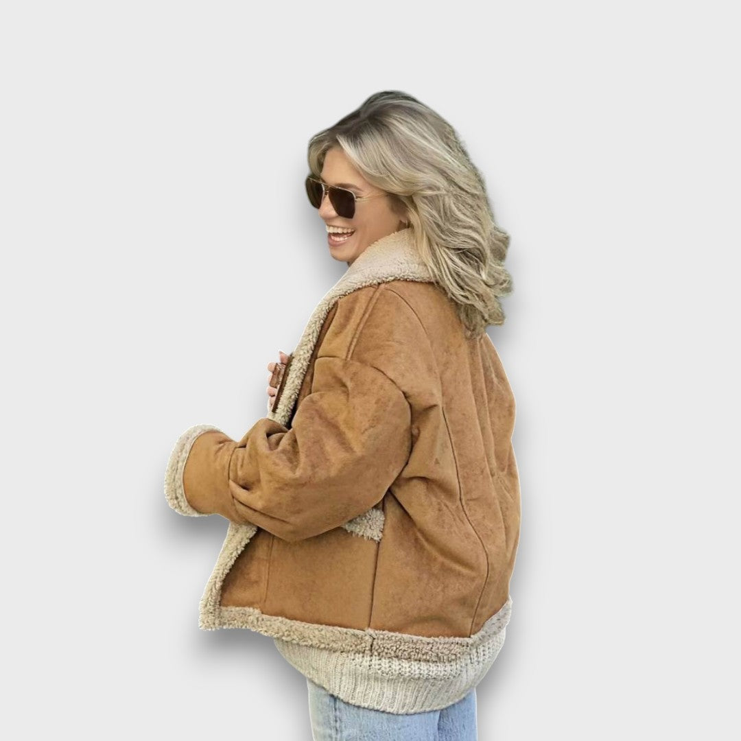 Gina – Warm Jacket with Teddy Lining