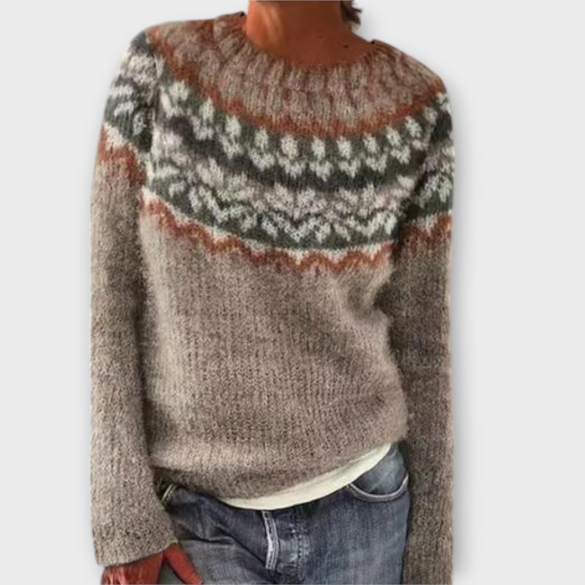 Pelina – Vintage Knit Sweater for Women